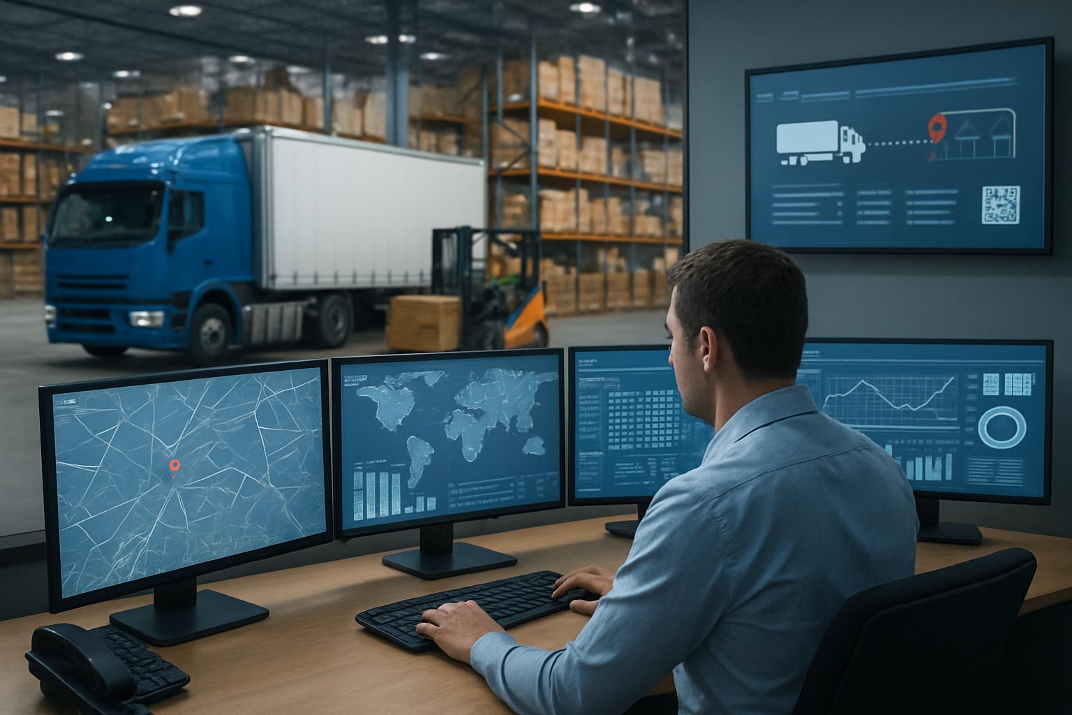 логистическая доставка. Технологии для контроля: отслеживание, WMS и TMS